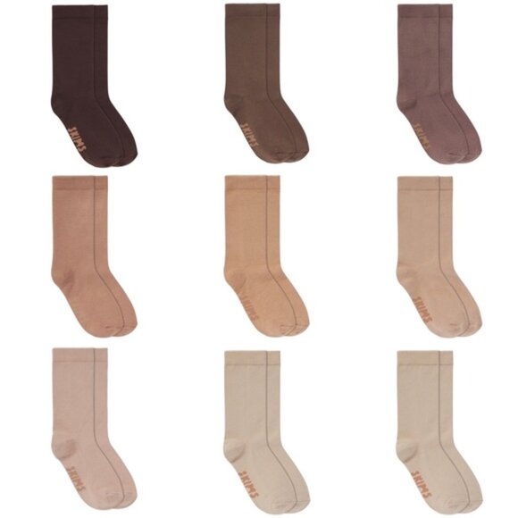 Skims Everyday Crew Socks - Mica - Picture 2 of 3